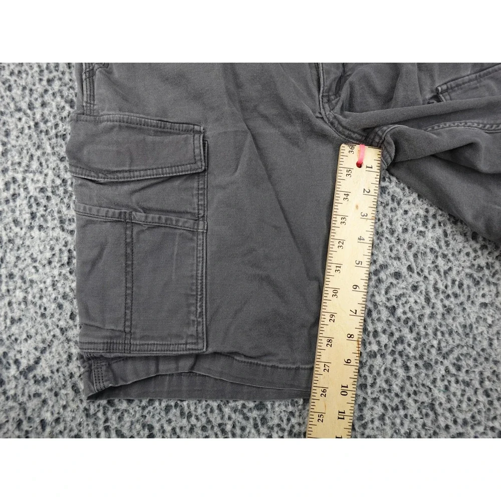 Carhartt Cargo Shorts Mens 36 Gray Relaxed Fit Canvas Workwear Utility 11613